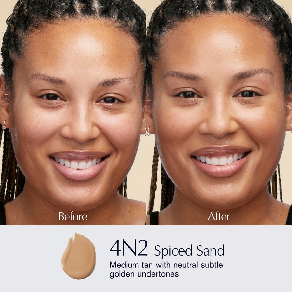 Estée Lauder Futurist Hydra Rescue Foundation 4N2 Spiced Sand back view
