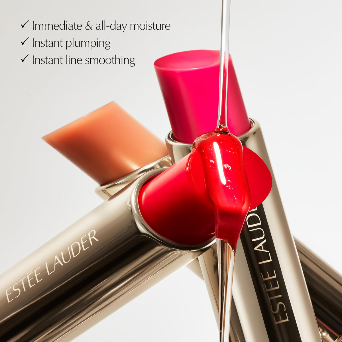 Estée Lauder Futurist HydraPlump Tinted Lip Balm 30g swatch on lips