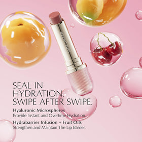 Estée Lauder HydraPlump Tinted Lip Balm application on lips