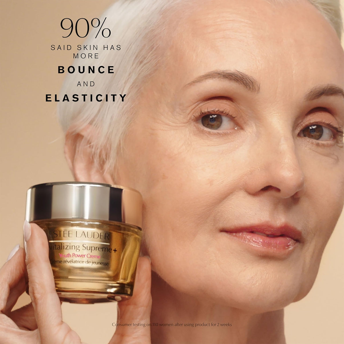 Estée Lauder Revitalizing + Youth Power Cream jar with lid