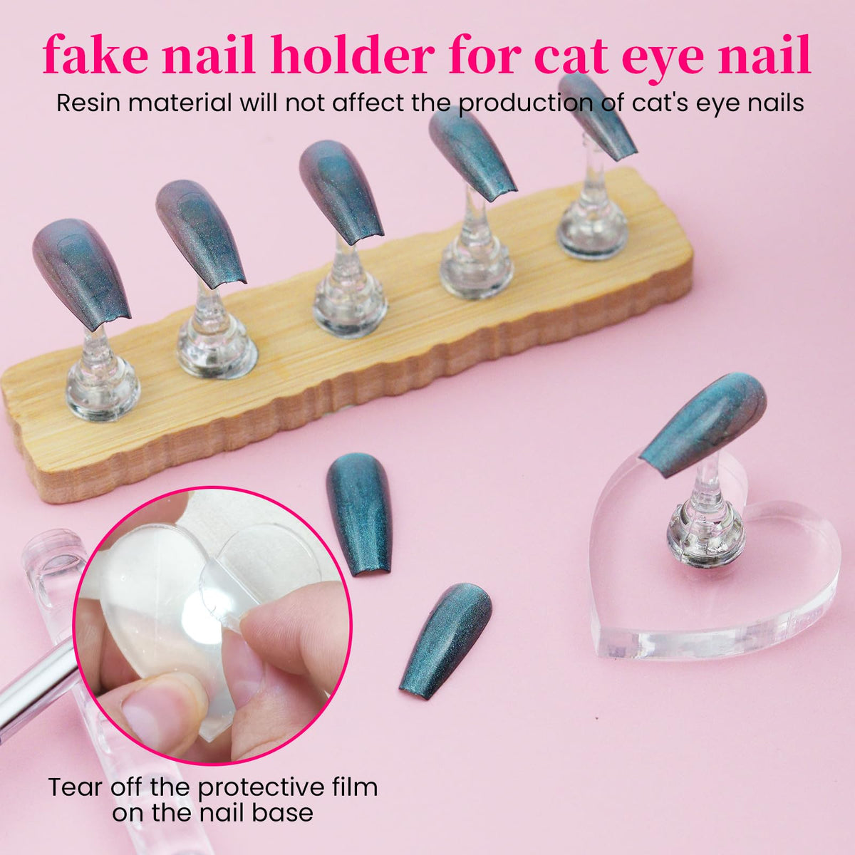 ESUOHYM Nail Stand Set with UV lamp for drying