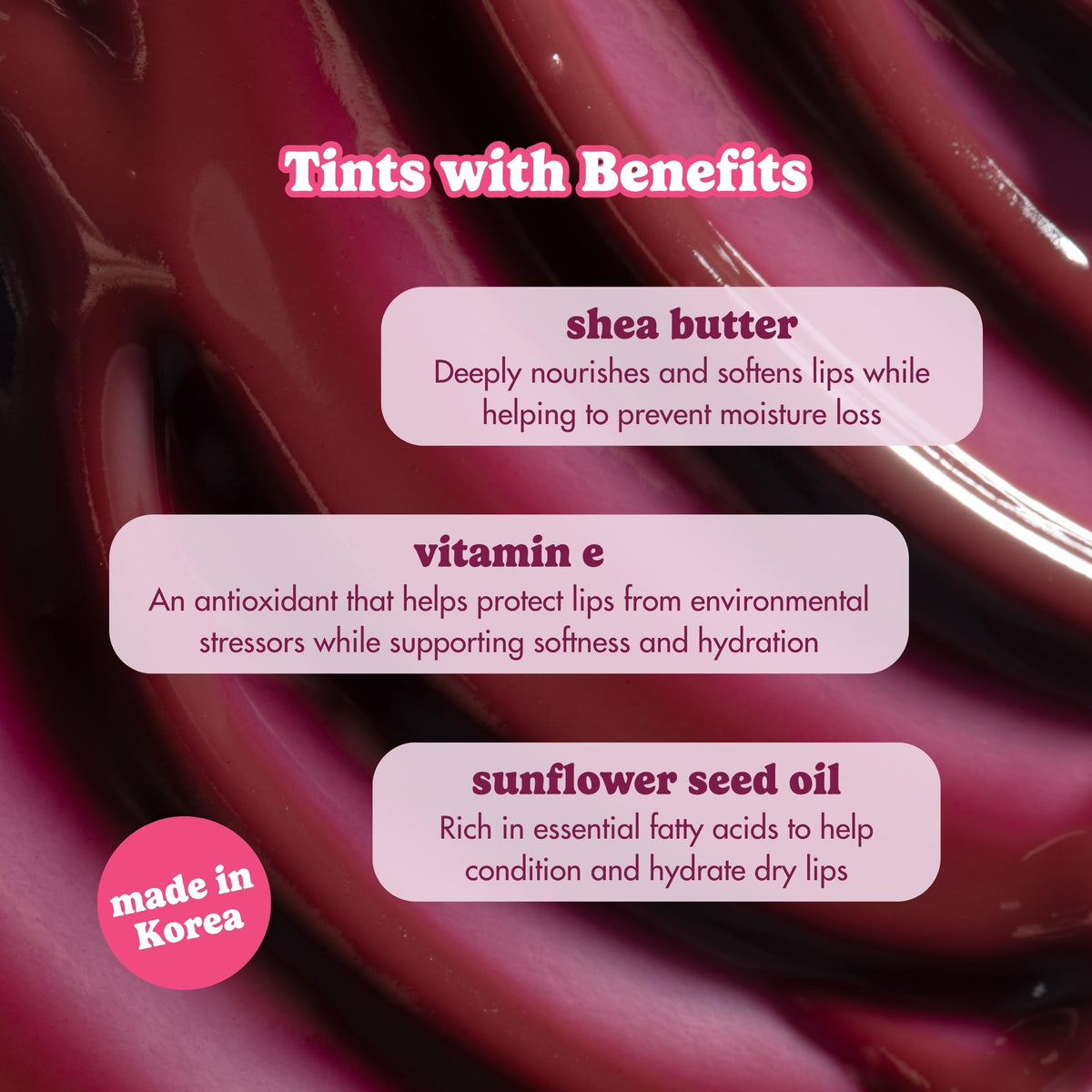 ESW Beauty Raspberry Acai Lip Gloss in a lifestyle setting