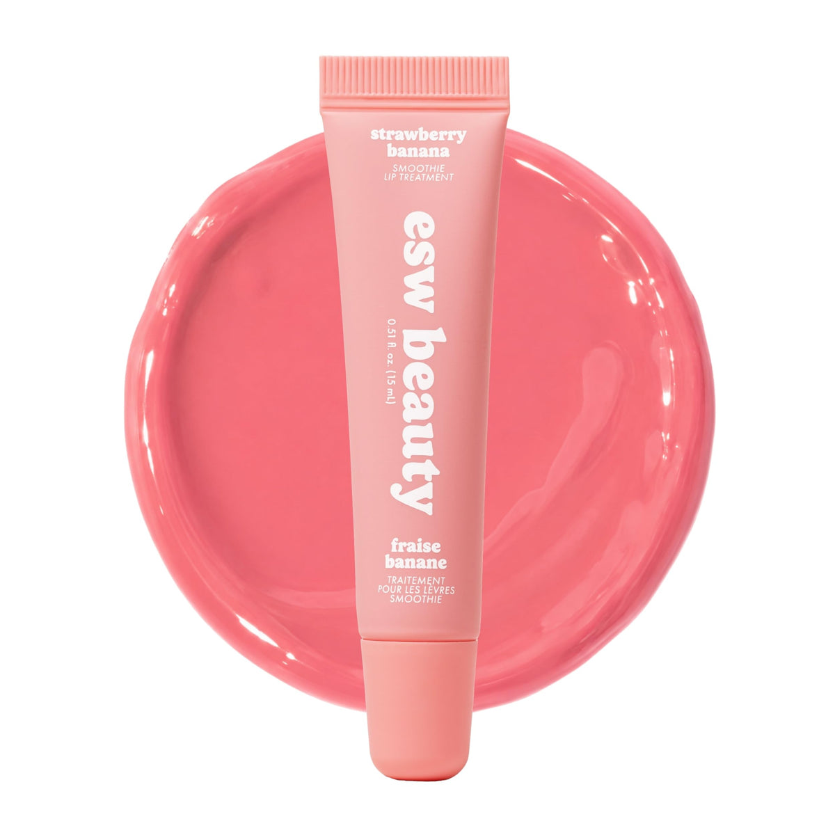 ESW Beauty Strawberry Banana Lip Gloss front view