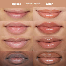 ESW Beauty Vanilla Almond Butter Lip Gloss applicator close-up