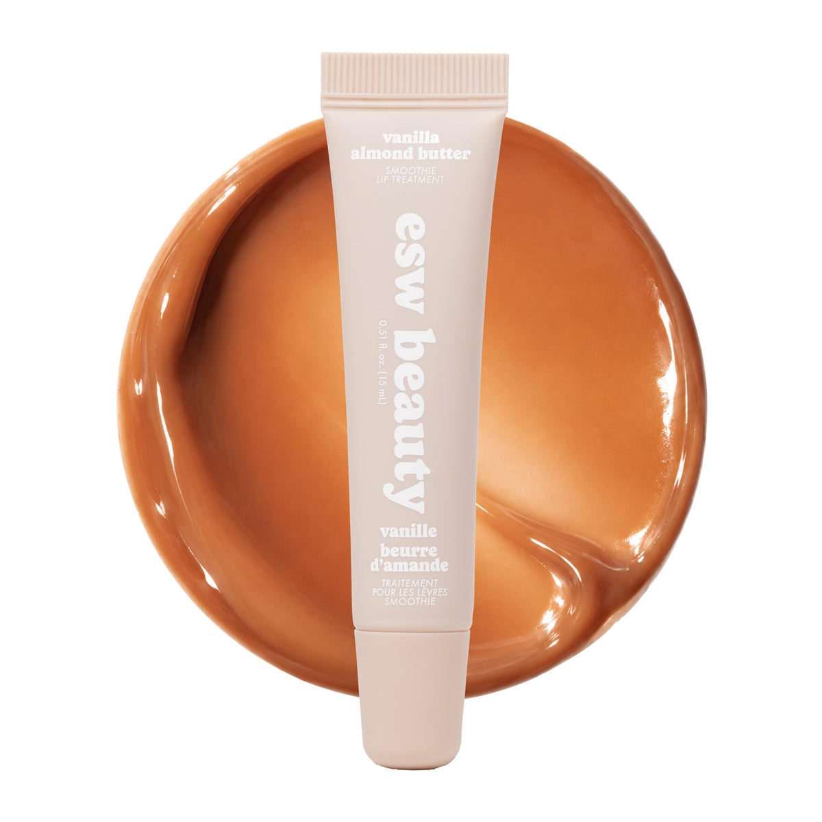 ESW Beauty Vanilla Almond Butter Lip Gloss front view
