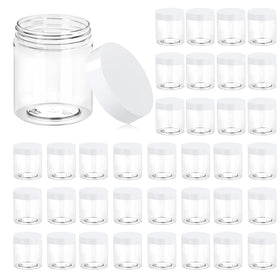 Eternal Moment 36 pack 8 oz plastic jars with lids front view