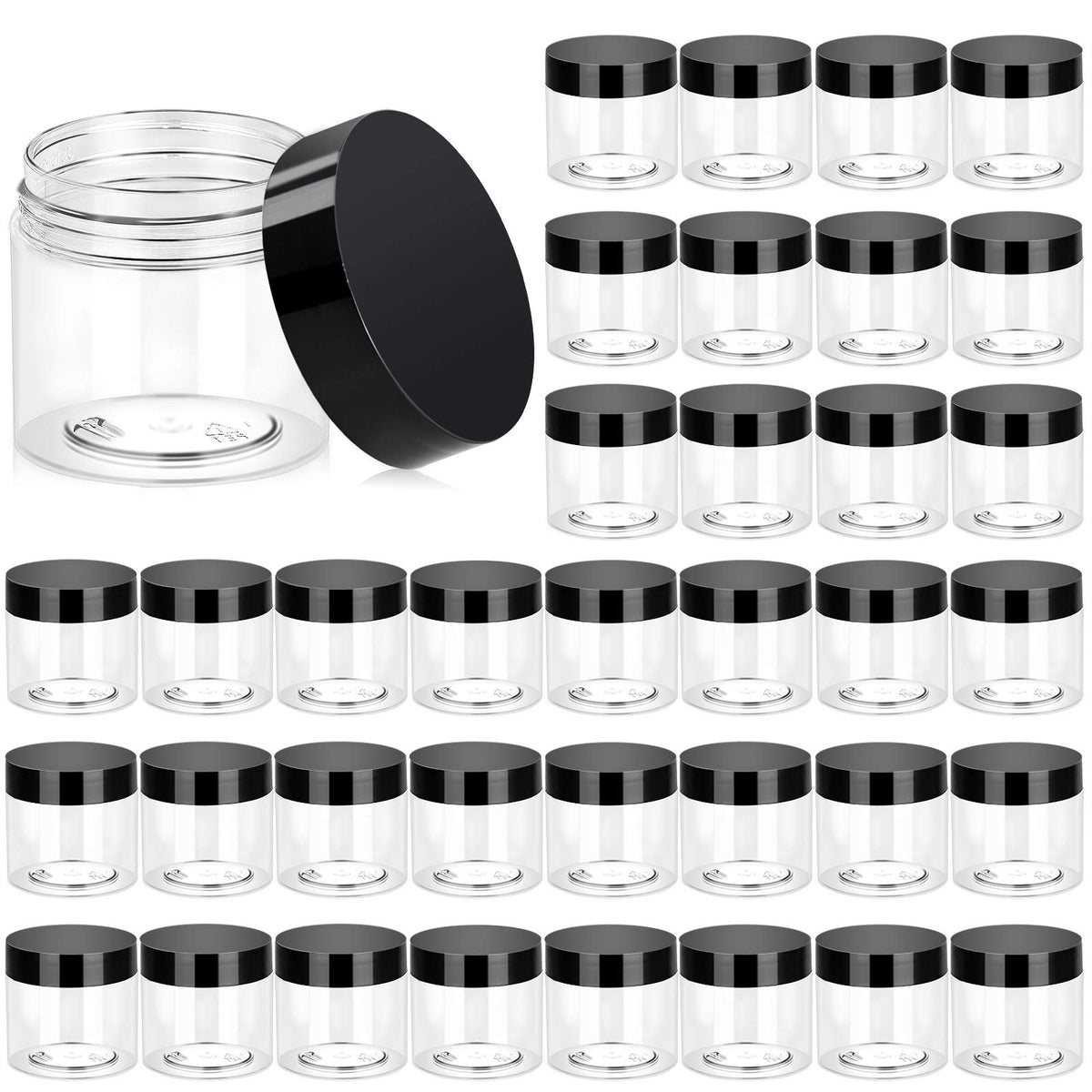 Eternal Moment 36 pack clear plastic jars front view
