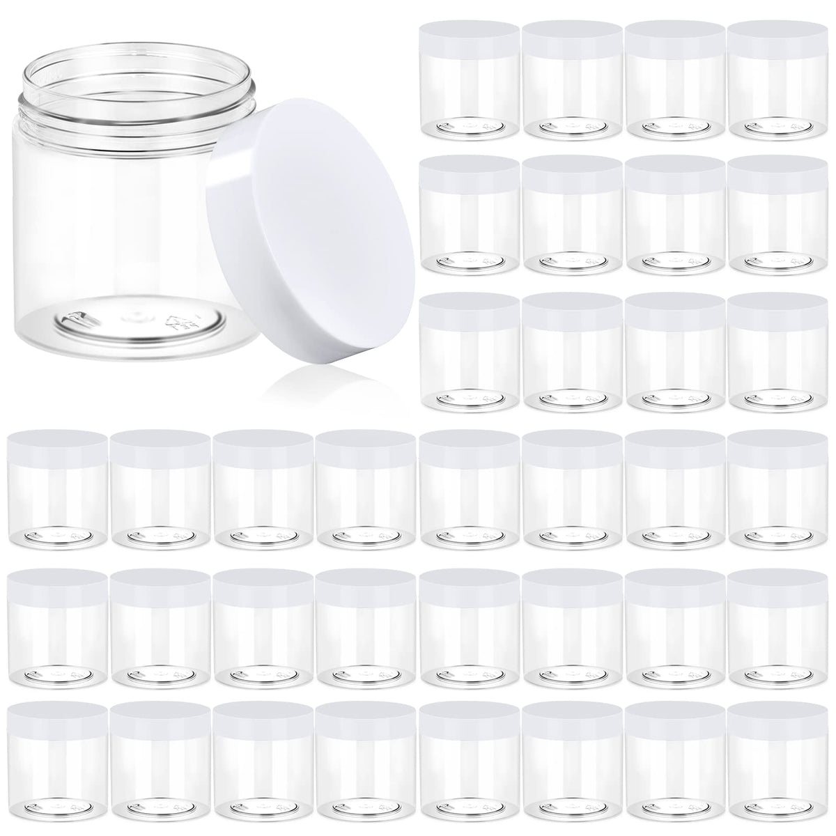 Eternal Moment 36 pack clear plastic jars front view
