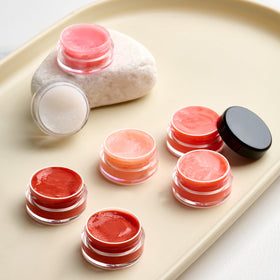 Eternal Moment 3g jars with lids and labels in a handbag