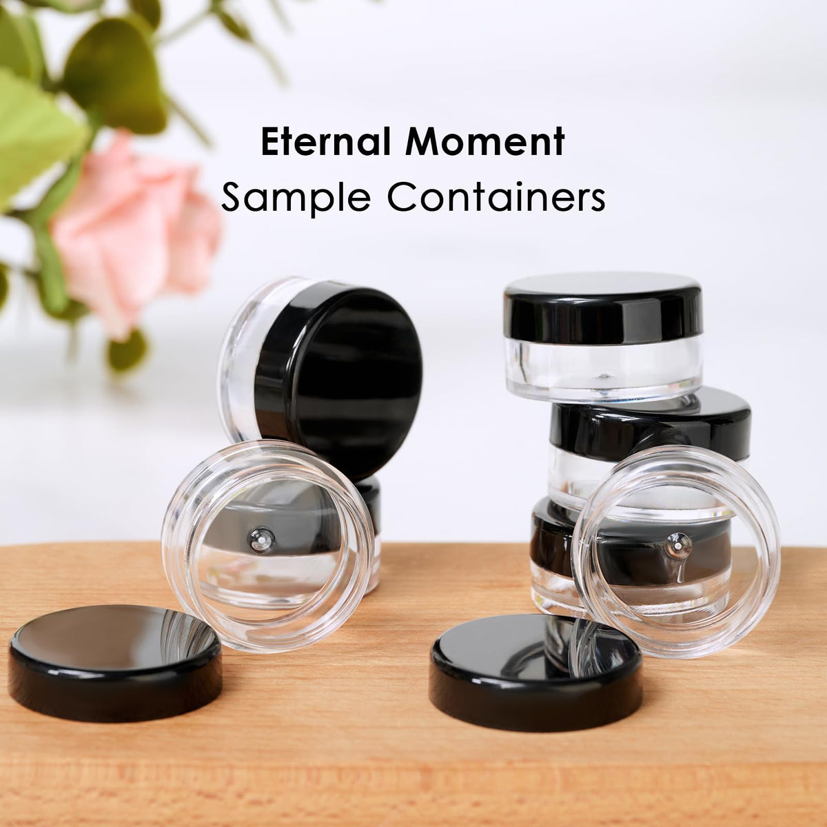Eternal Moment jars in a travel bag for easy access