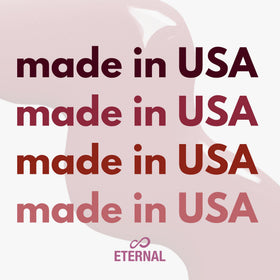 Eternal Nail Polish Set featuring dark red nail polish
