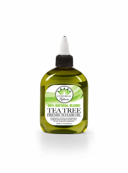 Ethereal Nature Hair Oil Blend Tea Tree 7.10 oz front view