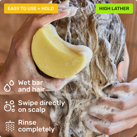 Ethique Clarifying Shampoo Bar packaging details