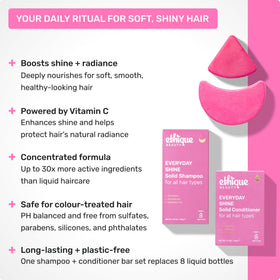 Ethique Everyday Shampoo Bar side view showing texture