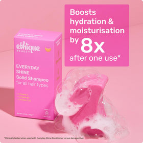 Ethique Everyday Shampoo Bar with ingredients list