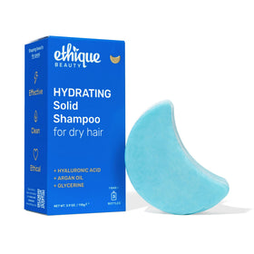 Ethique Hydrating Shampoo Bar front view with hyaluronic acid