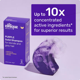 Ethique Purple Shampoo Bar close-up