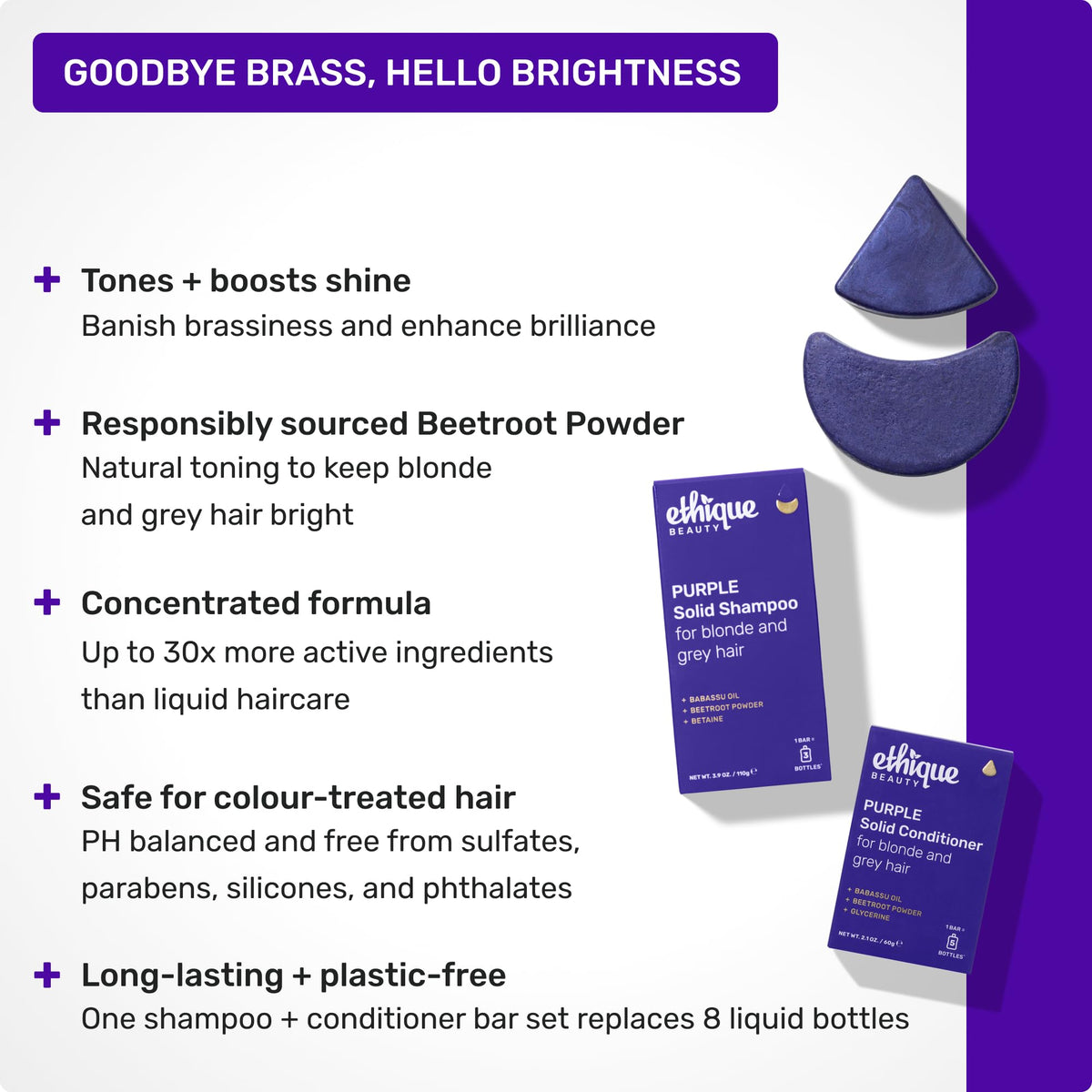 Ethique Purple Shampoo Bar packaging
