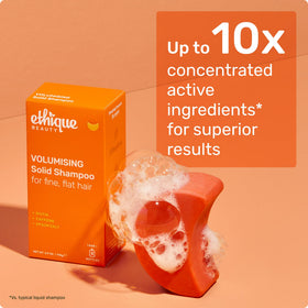 Ethique Volumizing Shampoo Bar close-up showing details