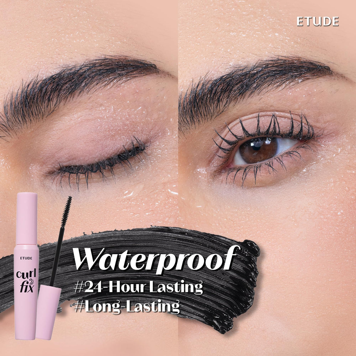 ETUDE Curl Fix Mascara product details on back