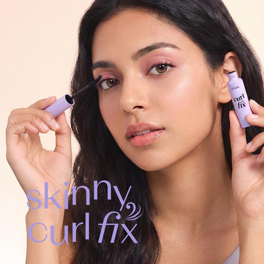 ETUDE Curl Fix Mascara Slim Brush Black packaging