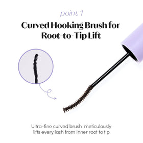 ETUDE Curl Fix Mascara Slim Brush Brown packaging