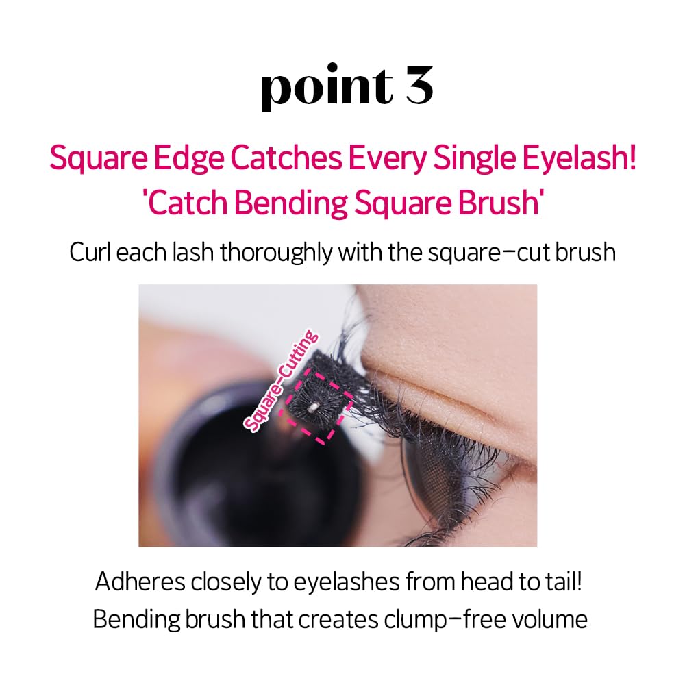 ETUDE Curl Fix Mascara with open tube displaying formula