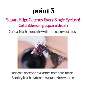 ETUDE Curl Fix Mascara with open tube displaying formula
