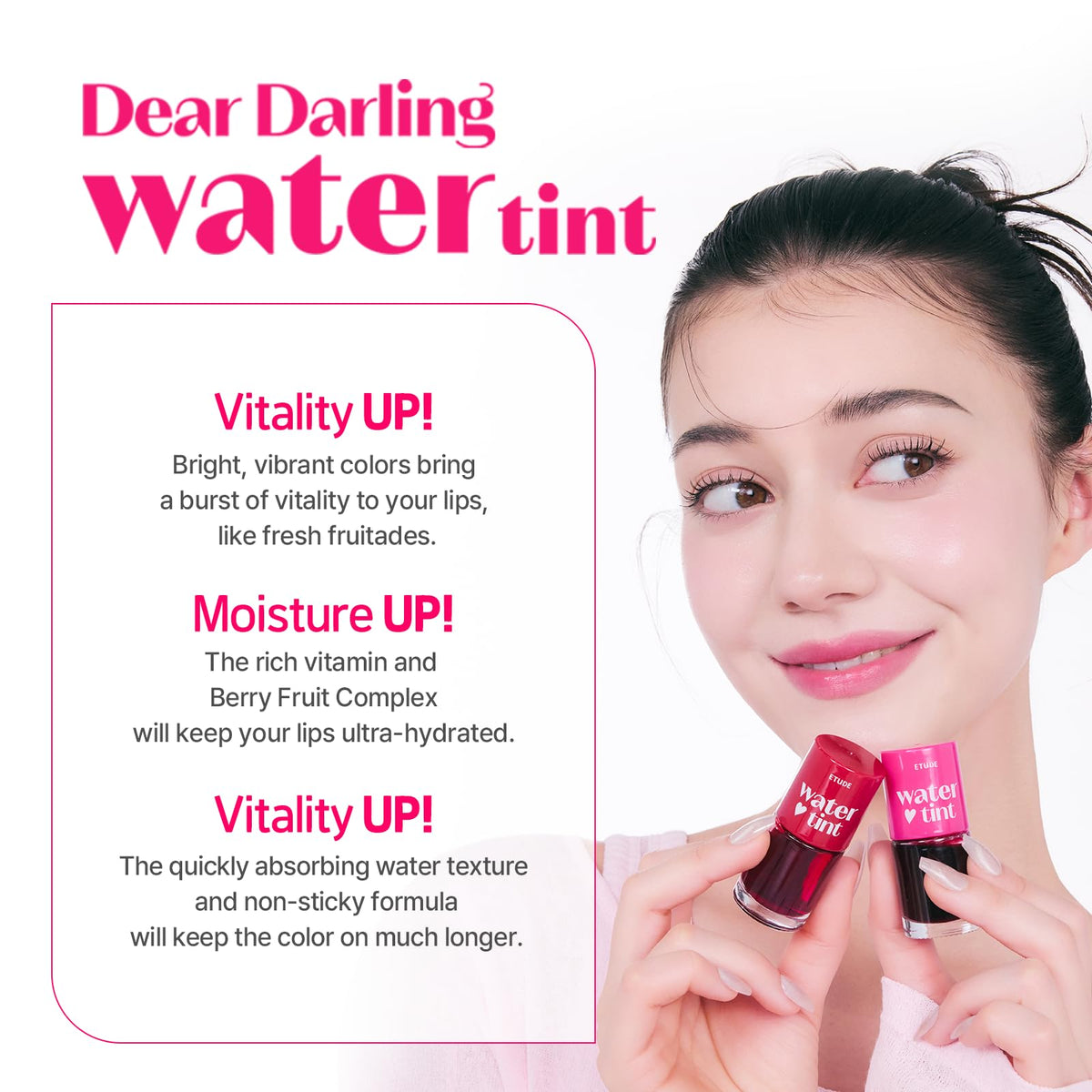 ETUDE Dear Darling Water Tint Cherry Ade packaging
