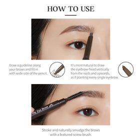 ETUDE Drawing Eye Brow Pencil Gray Brown in makeup kit