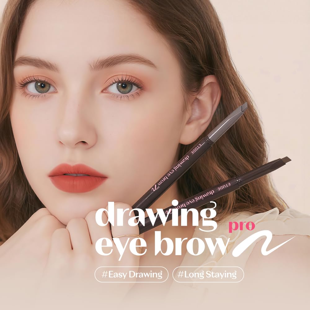 ETUDE Drawing Eye Brow Pro Ash Brown eyebrow pencil packaging
