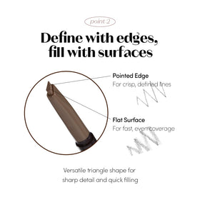 ETUDE Drawing Eye Brow Pro Brown Eyebrow Pencil in hand