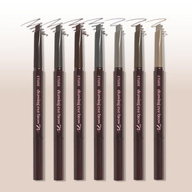 ETUDE Drawing Eye Brow Pro Brown Eyebrow Pencil on a vanity