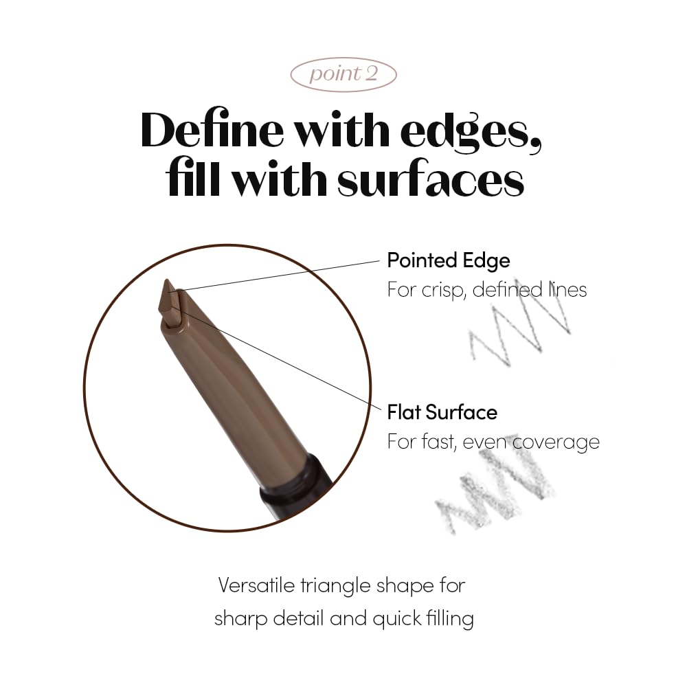 ETUDE Drawing Eye Brow Pro Dark Brown Eyebrow Pencil in makeup kit