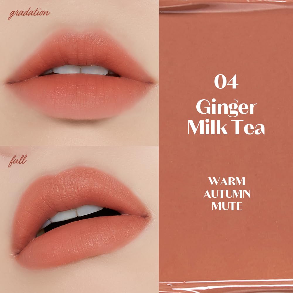 ETUDE Fixing Tint #04 Ginger Milk Tea swatch on skin
