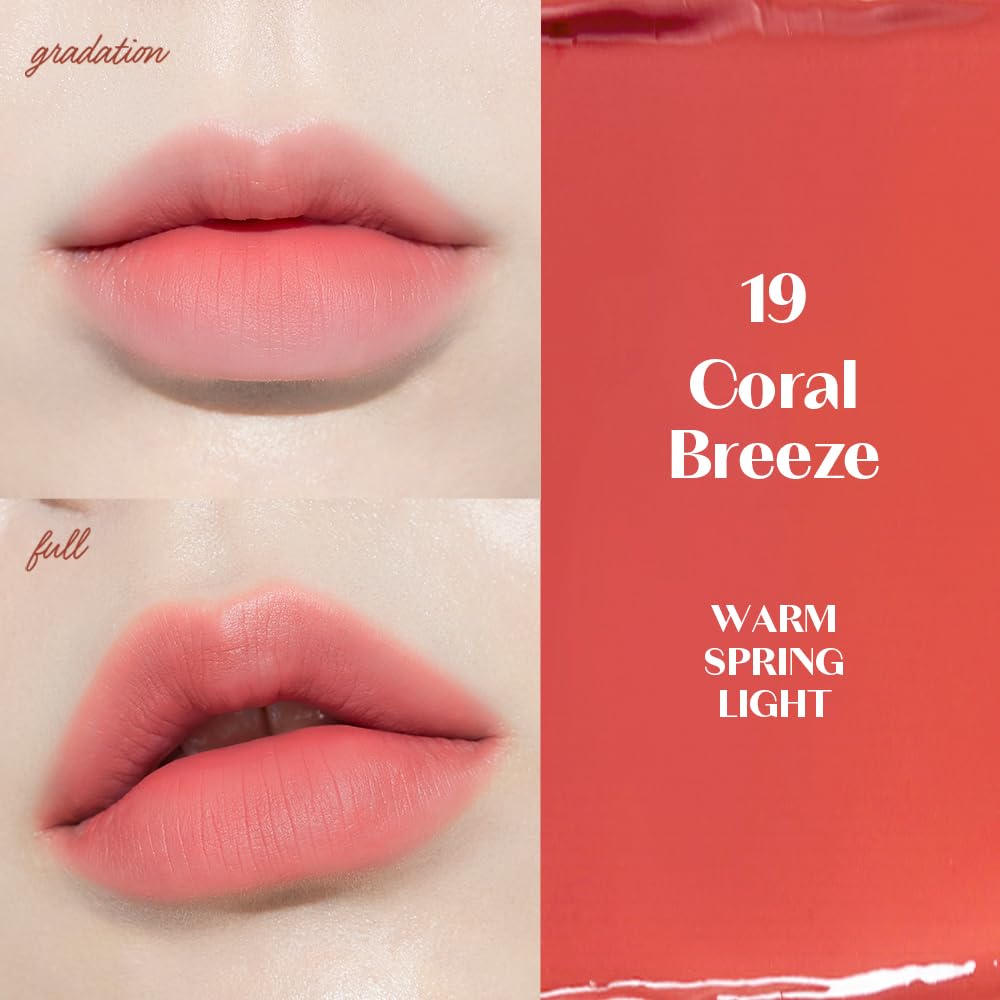 ETUDE Fixing Tint #19 Coral Breeze swatch on skin