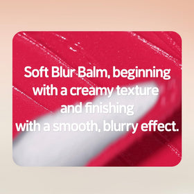 ETUDE Fruity Lip & Cheek Blur Balm applied on lips