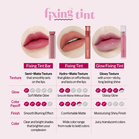 ETUDE Glow Fixing Tint #4 Chilling Red close-up of texture