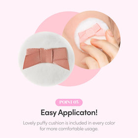 ETUDE Lovely Cookie Blusher Lavender Lemon Macaron with brush