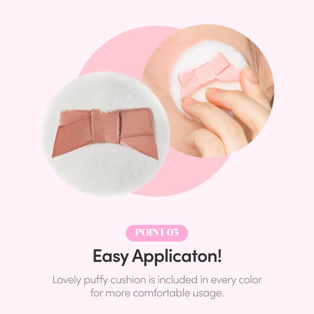 ETUDE Lovely Cookie Blusher Peach Choux Wafers close-up
