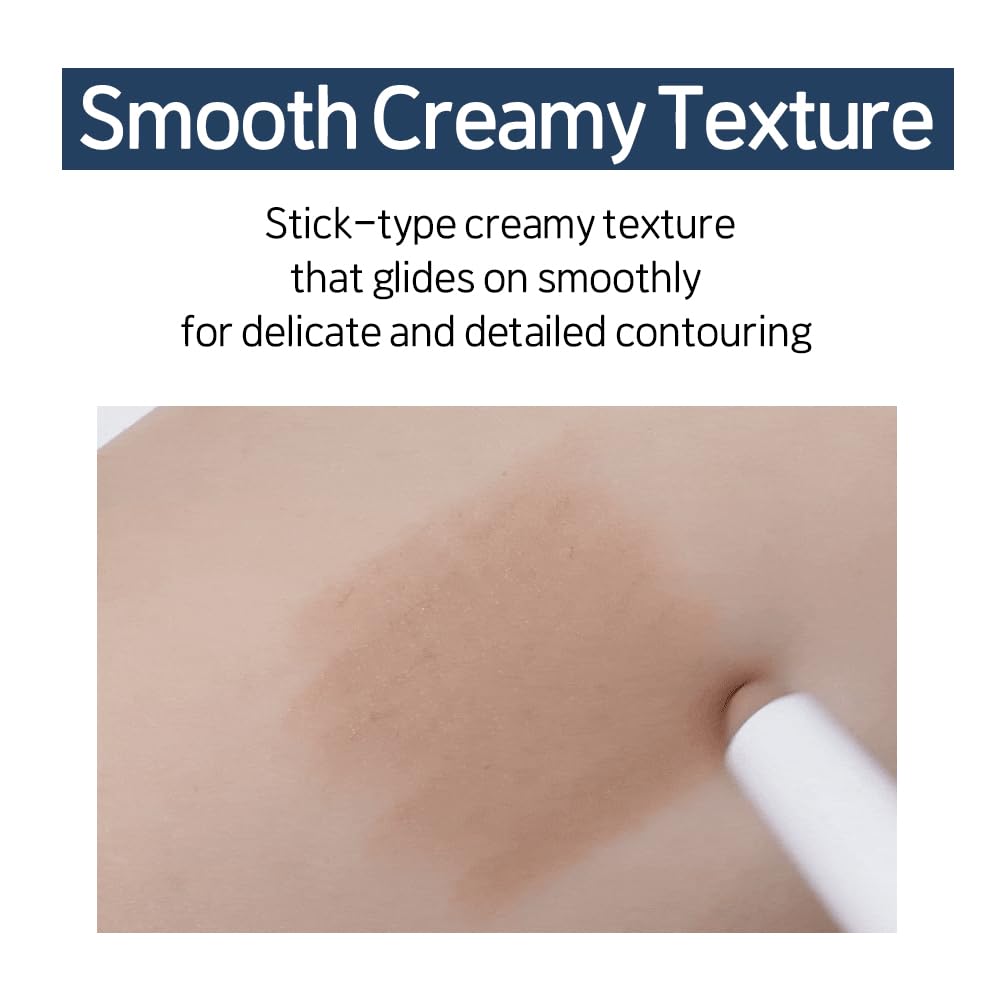 ETUDE Reborn Maker Contour Stick #Warm Shading creamy texture close-up