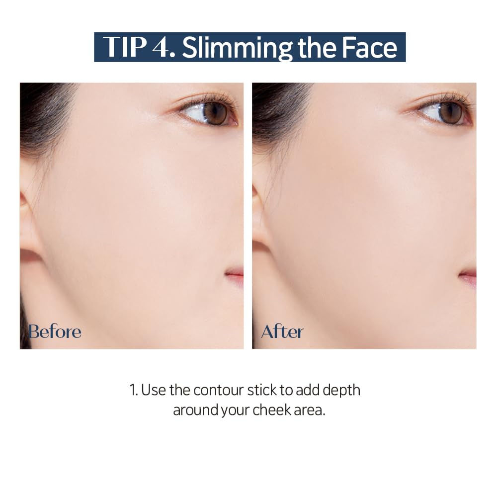ETUDE Reborn Maker Contour Stick #Warm Shading with makeup tools