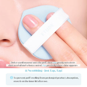ETUDE Sebum Soak Jelly Pressed Powder open showing the product inside