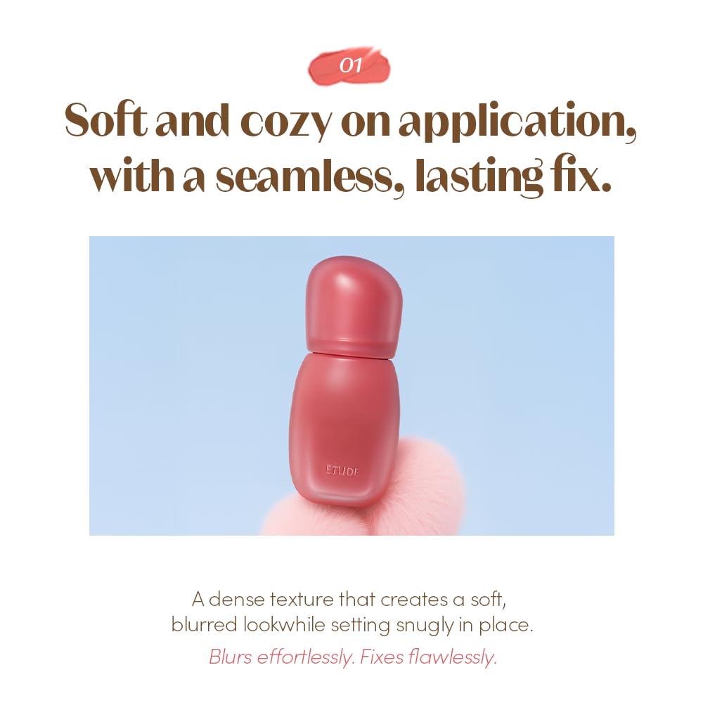 ETUDE Soft Fixing Lip Tint Apologize to Me swatch on skin