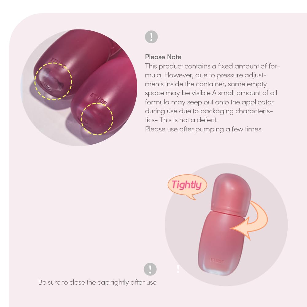 ETUDE Soft Fixing Lip Tint Caramel MYU on model