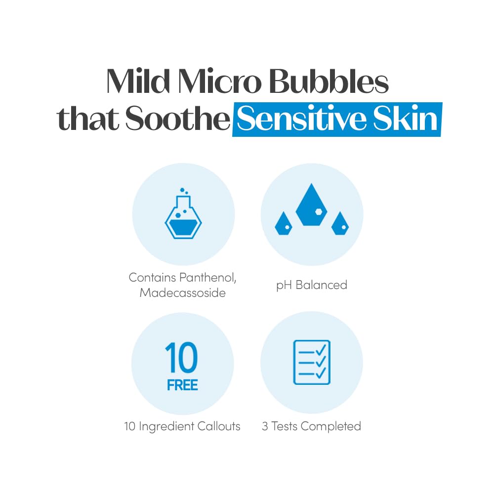 ETUDE SoonJung pH 6.5 Whip Cleanser with soft bubbles