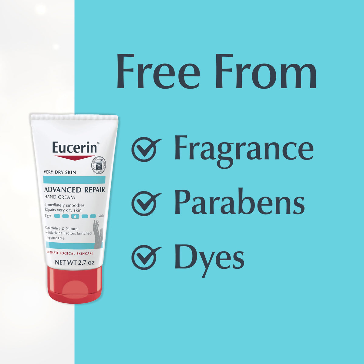 Eucerin Advanced Repair Hand Cream ingredients list