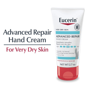 Eucerin Advanced Repair Hand Cream tube showing 5% Urea label