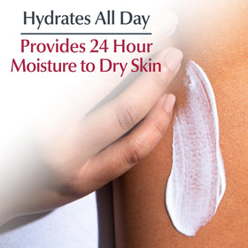 Eucerin Daily Hydration Cream SPF 30 application on skin