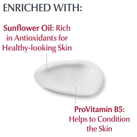 Eucerin Daily Hydration Lotion SPF 15 pump bottle in lifestyle setting